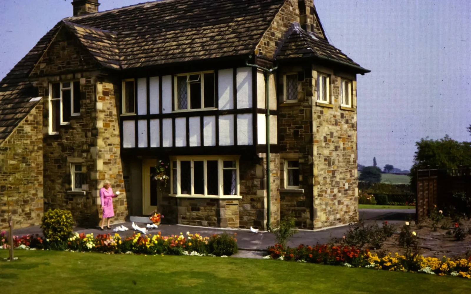 A brick dwelling house from 1966, representing mid-twentieth-century residential housing development.